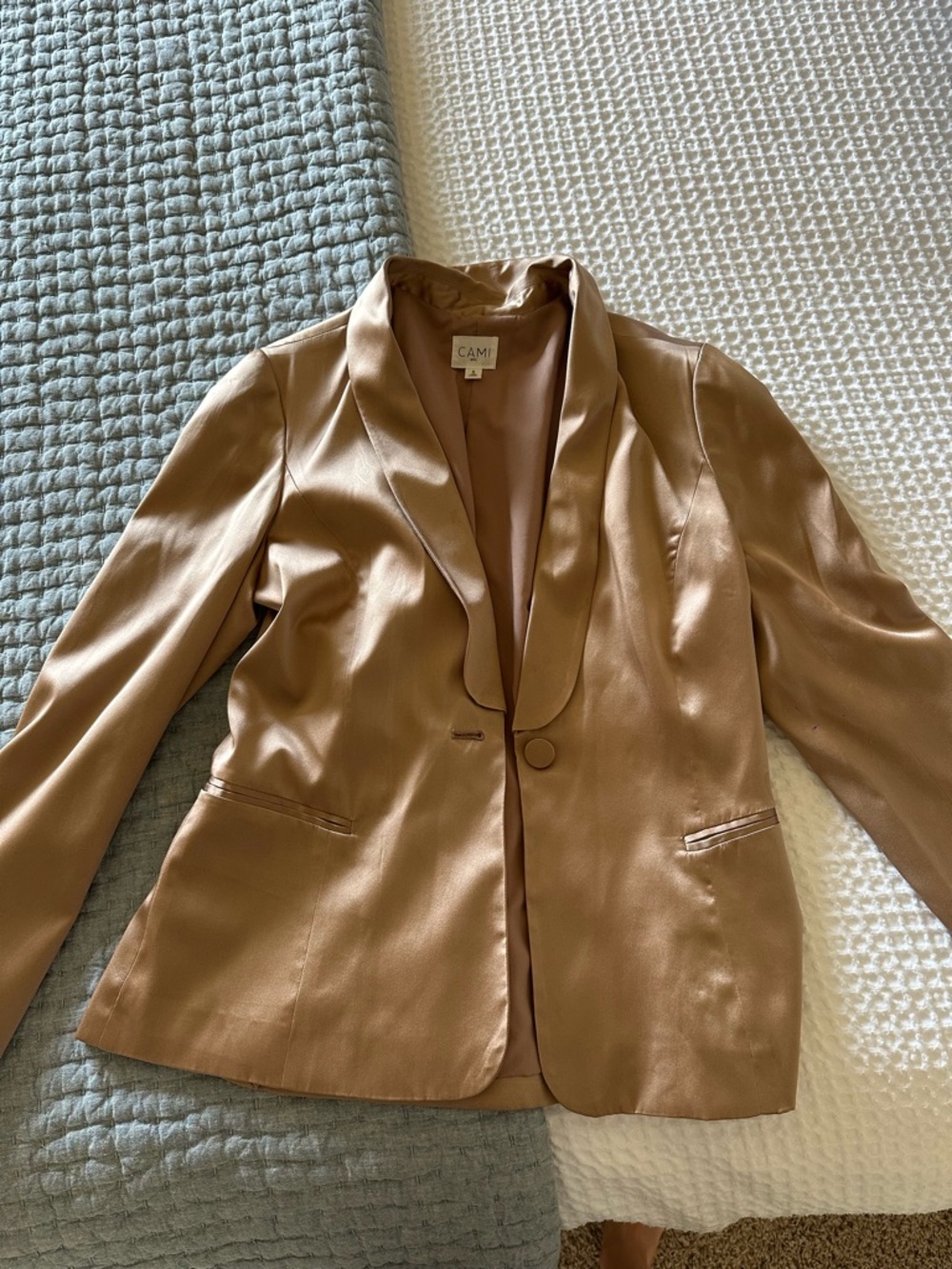 Cami NYC Satin Women's Blazer Jacket